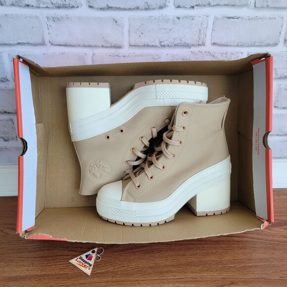 ⭐Converse Chuck 70 De Luxe Weatherized Leather Sz 7.5 Women Shoes Boots A12345C⭐ - Picture 9 of 13